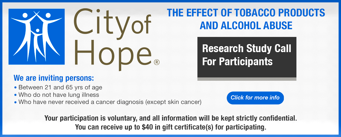 City Of Hope Research Project